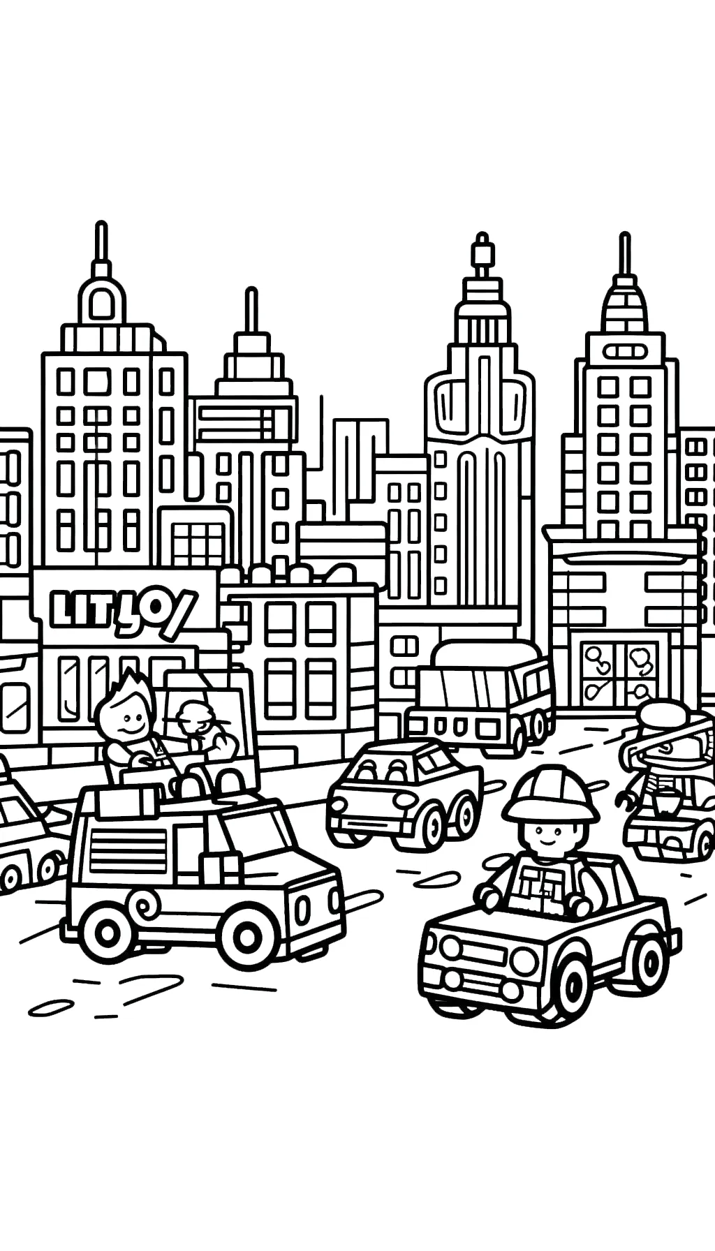 41 Coloriage Lego City à Imprimer Télécharger Gratuits