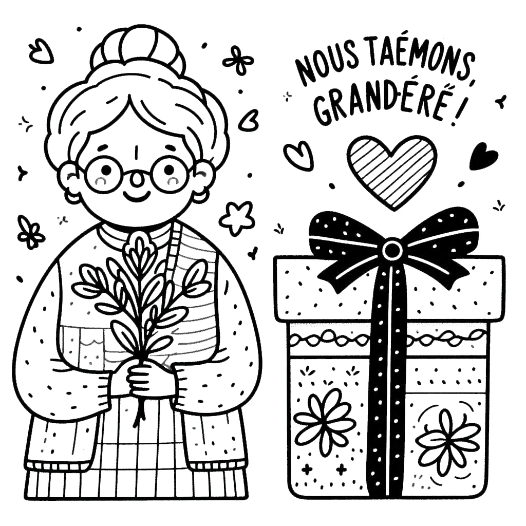 Coloriage F Te Des Grands M Res Gratuit Cadeau Color