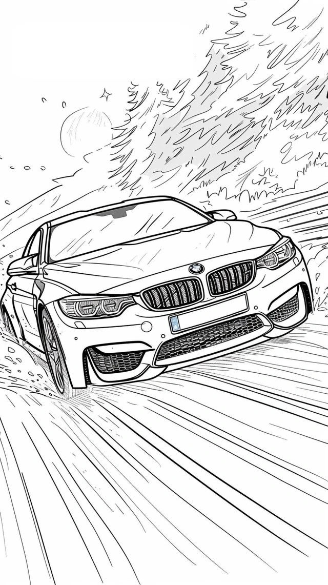 Coloriage BMW 23