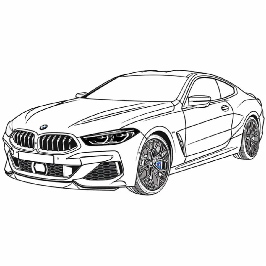 Coloriage BMW 2