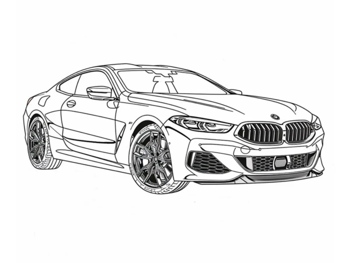 Coloriage BMW 3