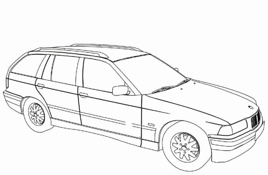 Coloriage BMW 34