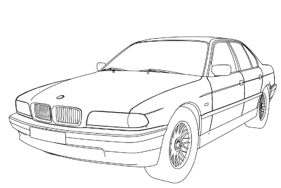 Coloriage BMW 33