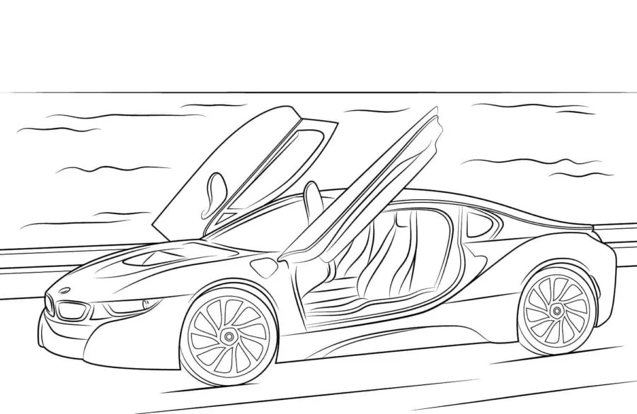 Coloriage BMW 40