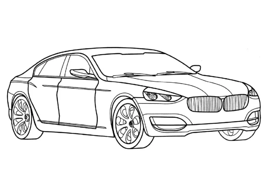 Coloriage BMW 4