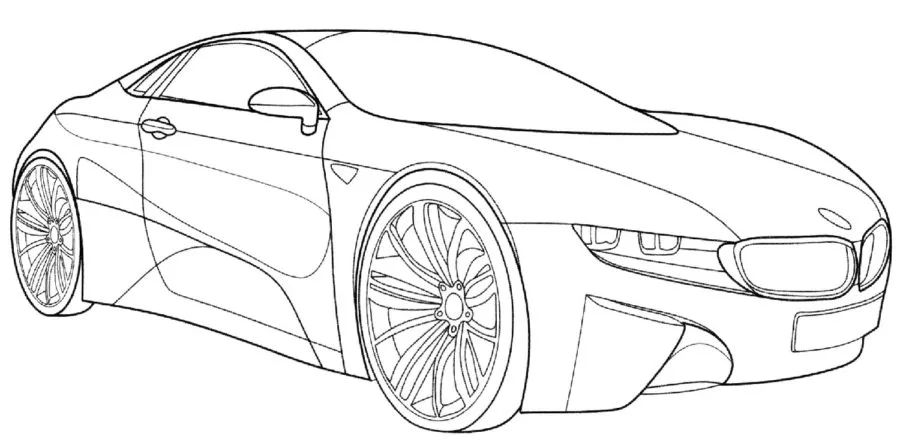 Coloriage BMW 6