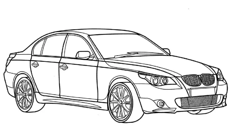 Coloriage BMW 10