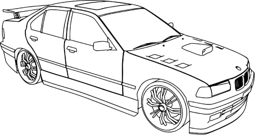 Coloriage BMW 9