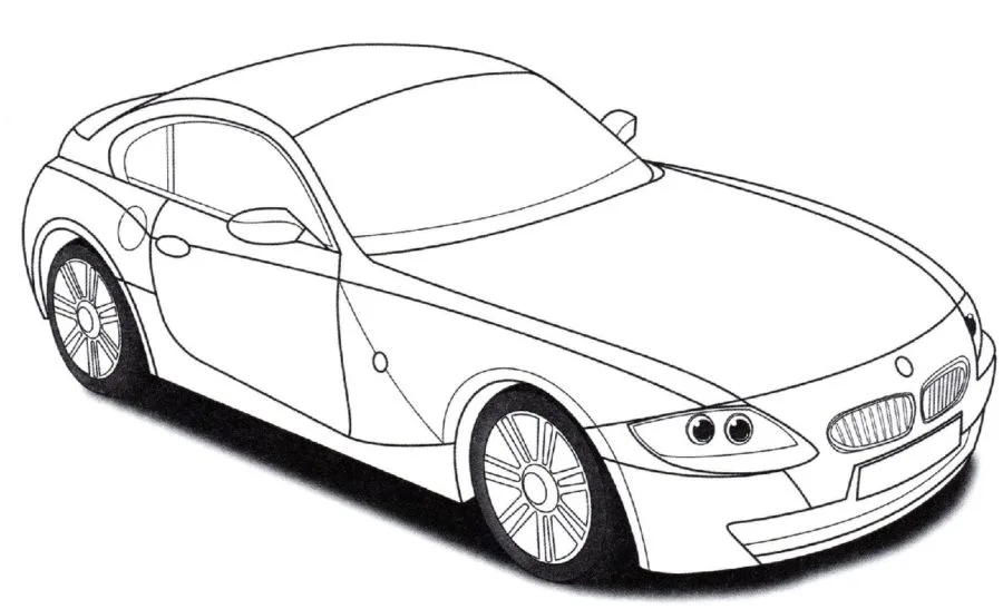 Coloriage BMW 11