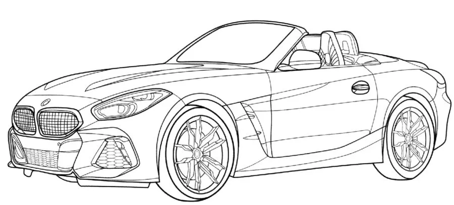 Coloriage BMW 12