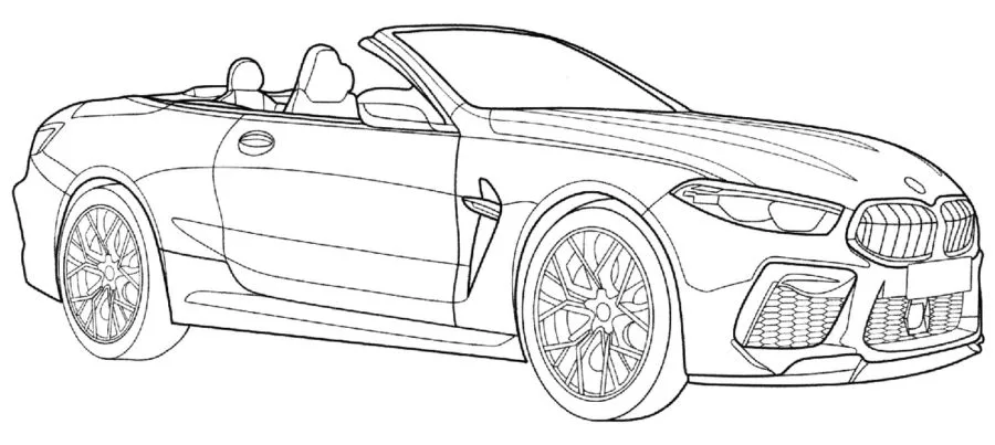 Coloriage BMW 14