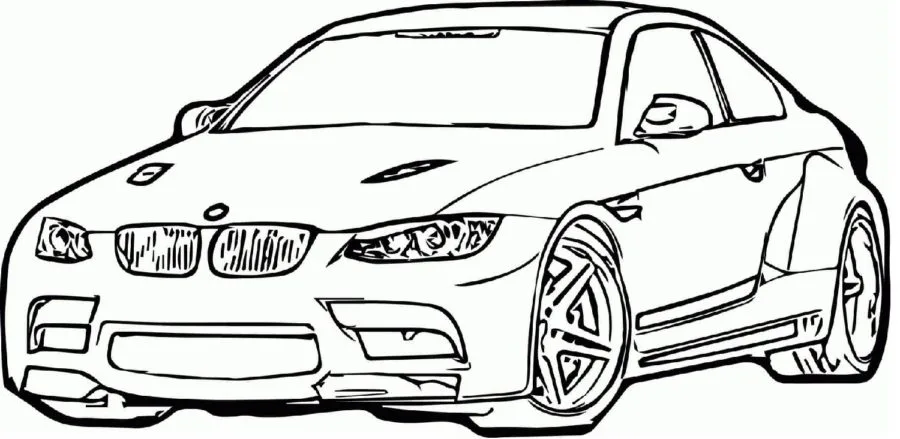 Coloriage BMW 13