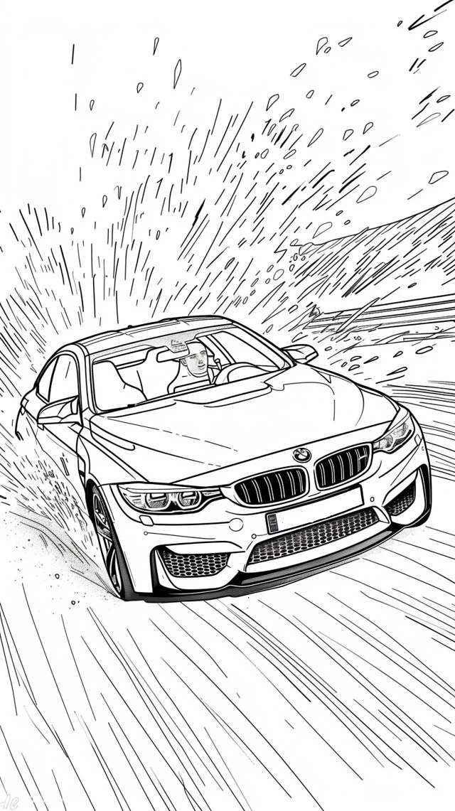 Coloriage BMW 25