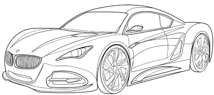 Coloriage BMW 15