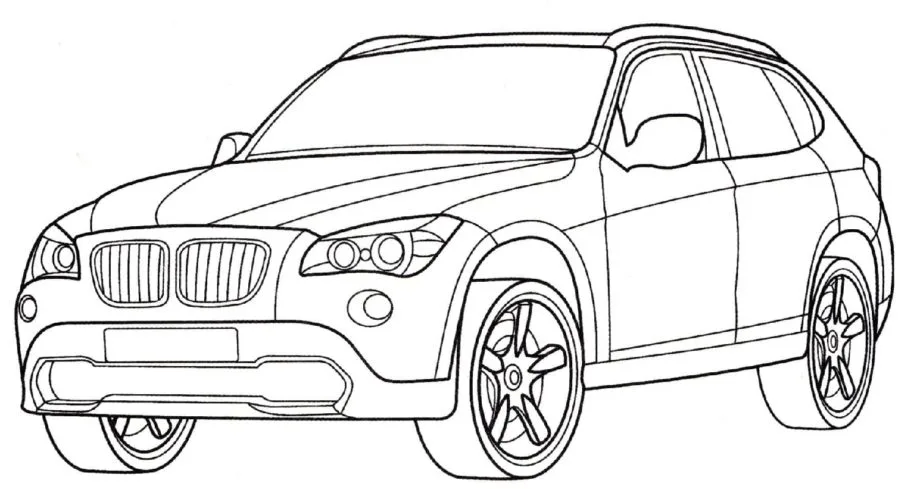 Coloriage BMW 19