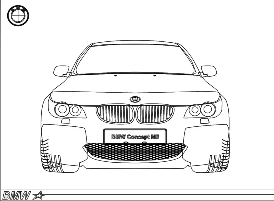 Coloriage BMW 22