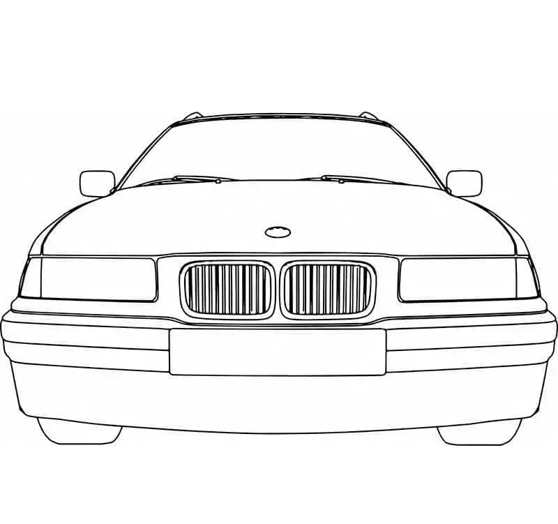 Coloriage BMW 20