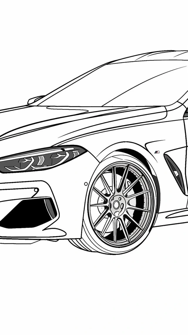 Coloriage BMW 26