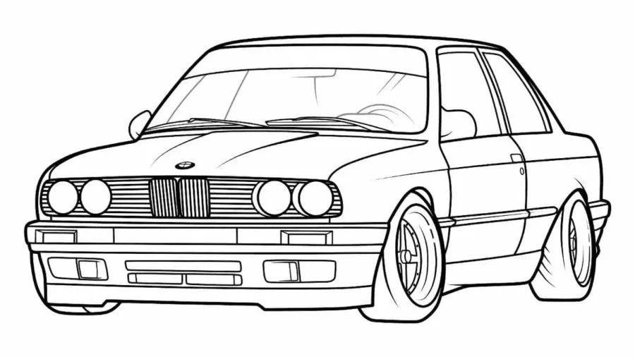 Coloriage BMW 58