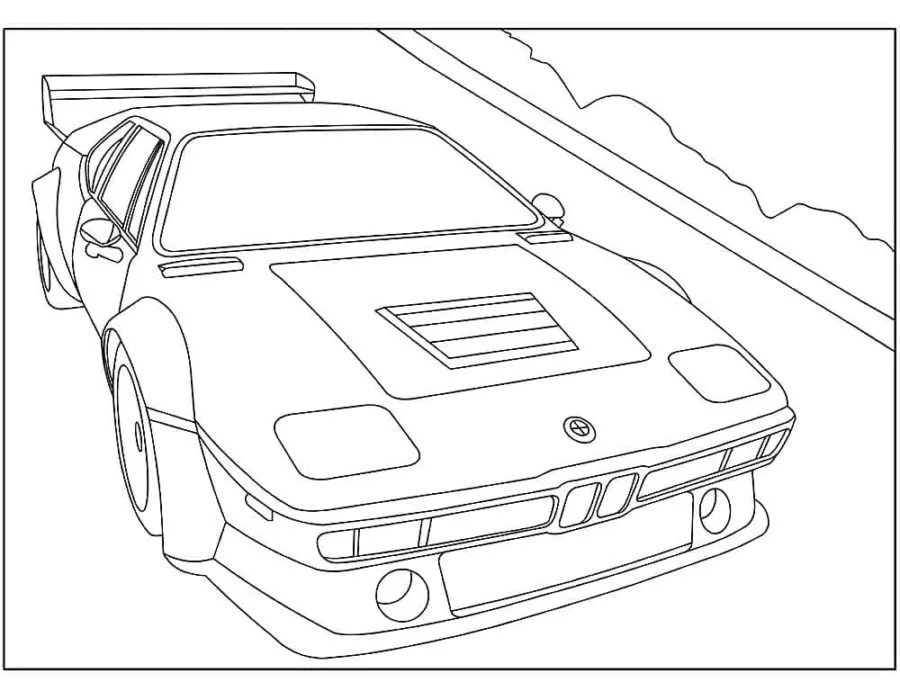 Coloriage BMW 55