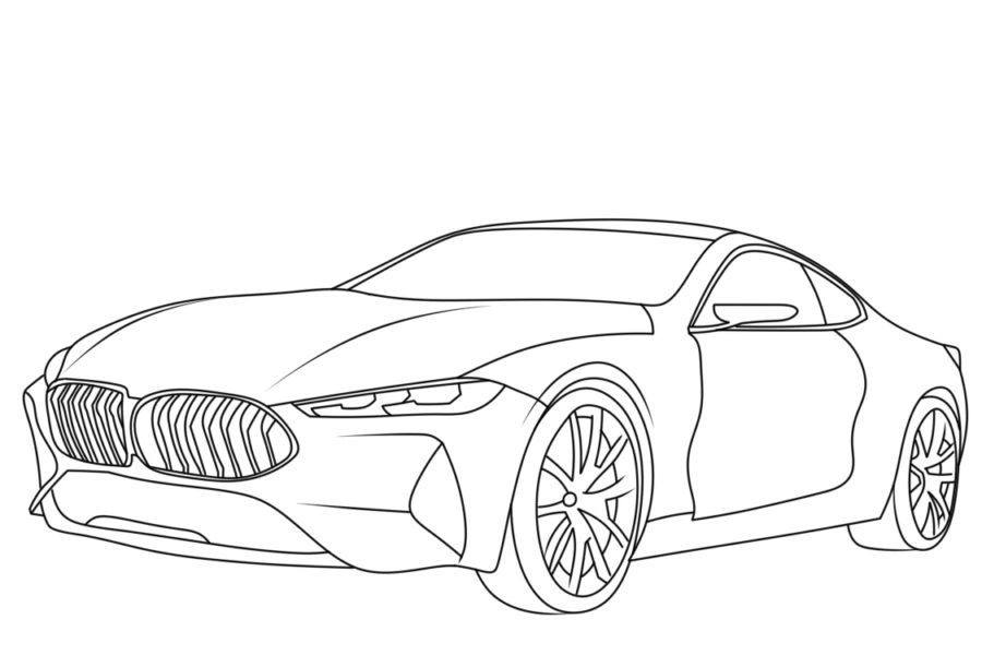 Coloriage BMW 43