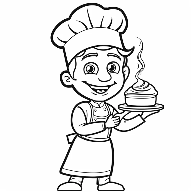 Coloriage Chef 5