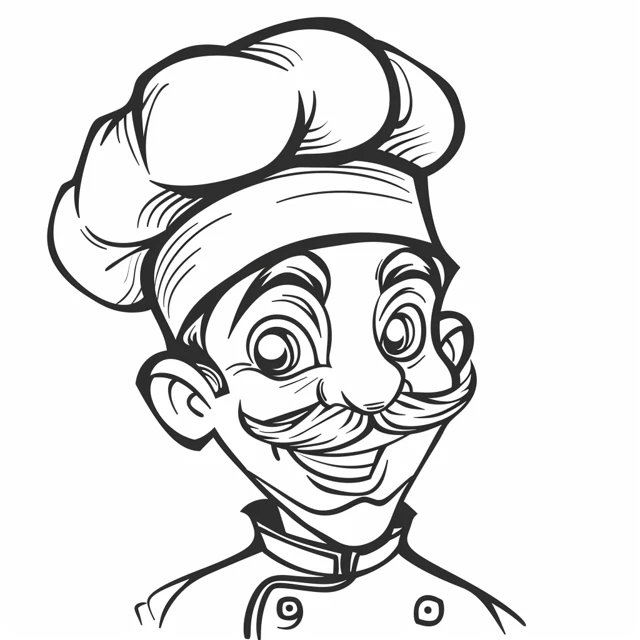 Coloriage Chef 6