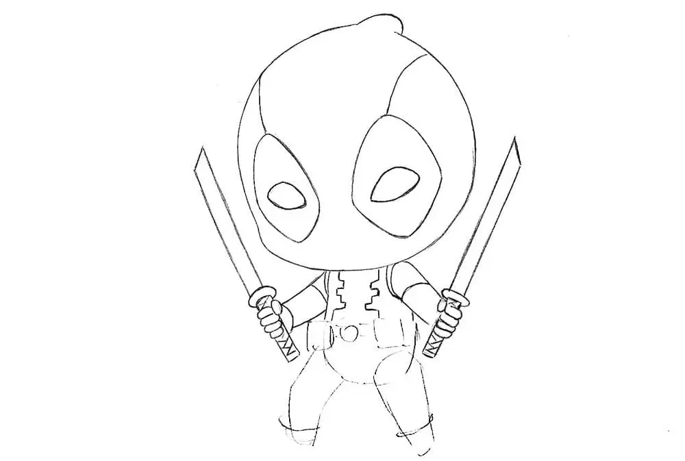 Coloriage Deadpool 17