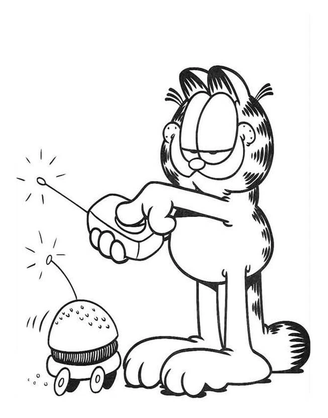 Coloriage Hamburger 18