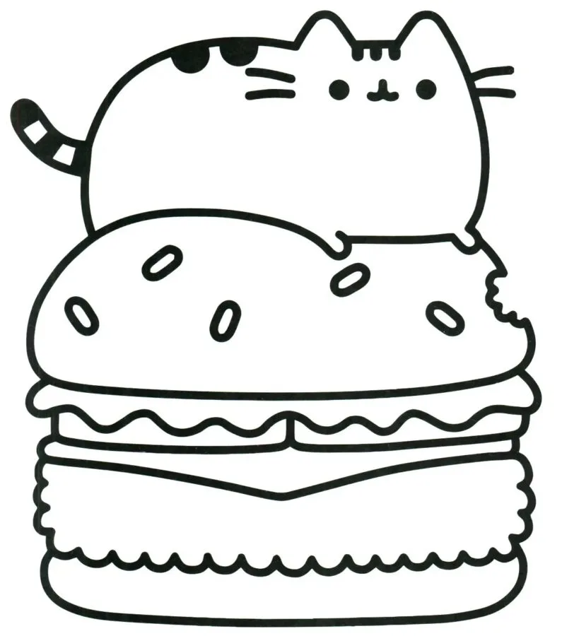 Coloriage Hamburger 42