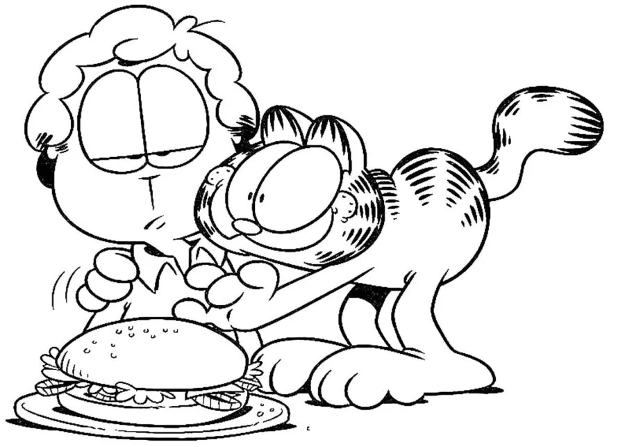 Coloriage Hamburger 47