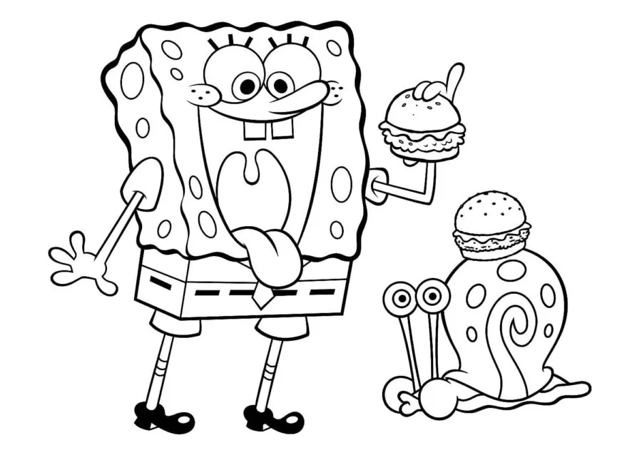 Coloriage Hamburger 50