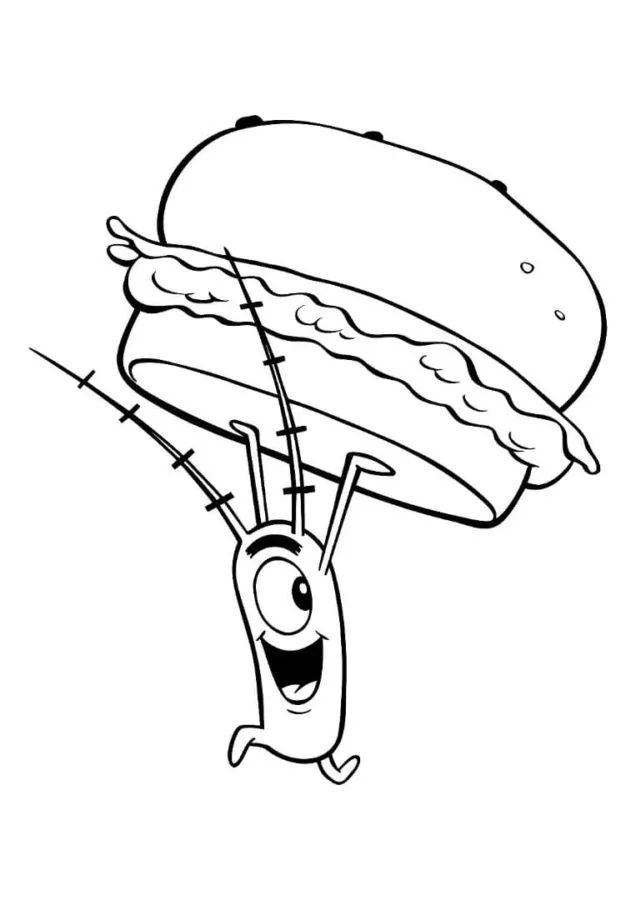 Coloriage Hamburger 53