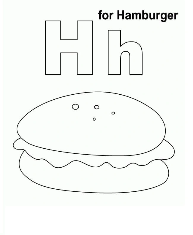 Coloriage Hamburger 58