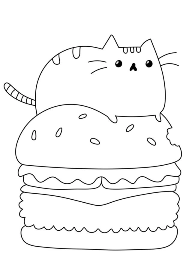 Coloriage Hamburger 61