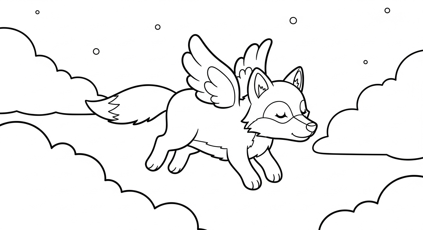 coloriage Loup updated a imprimer gratuitement