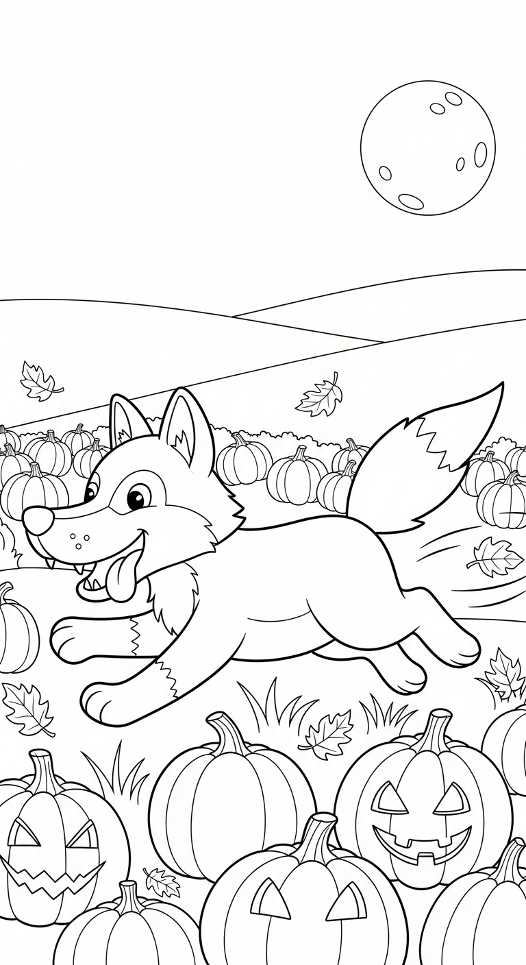 coloriage Loup updated pour enfants a imprimer