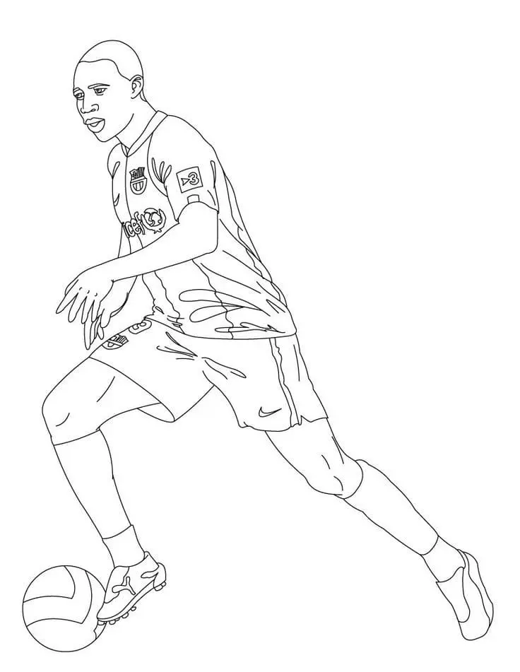 Coloriage Mbappé19