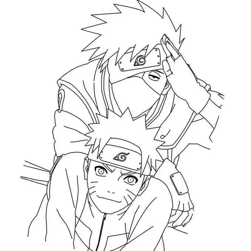 Coloriage Naruto 46