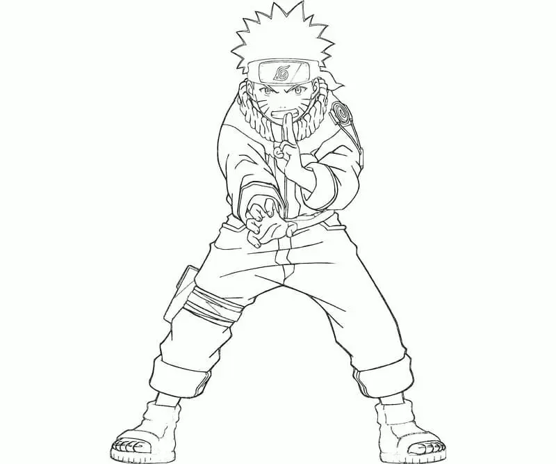 Coloriage Naruto 45