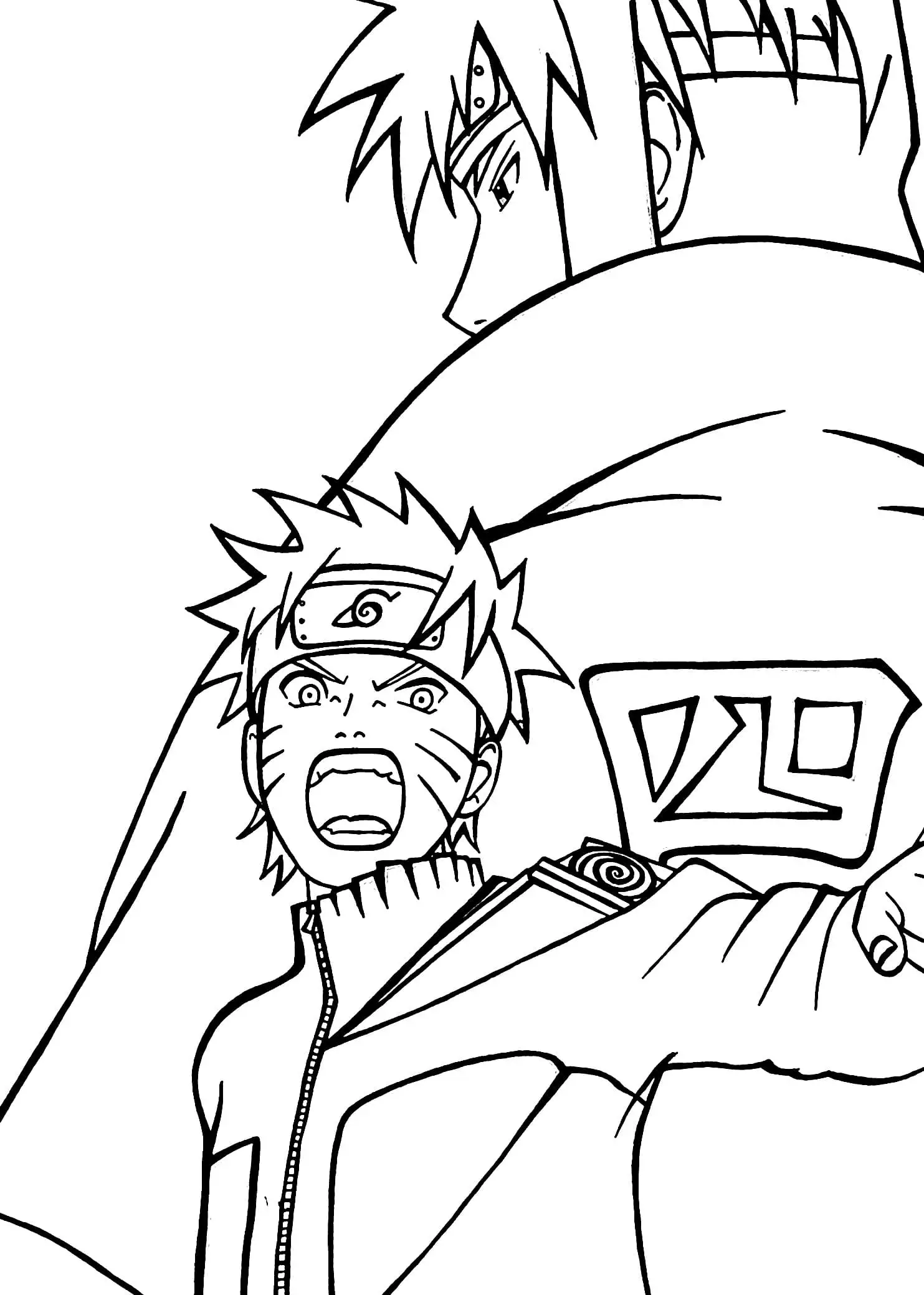 Coloriage Naruto 42