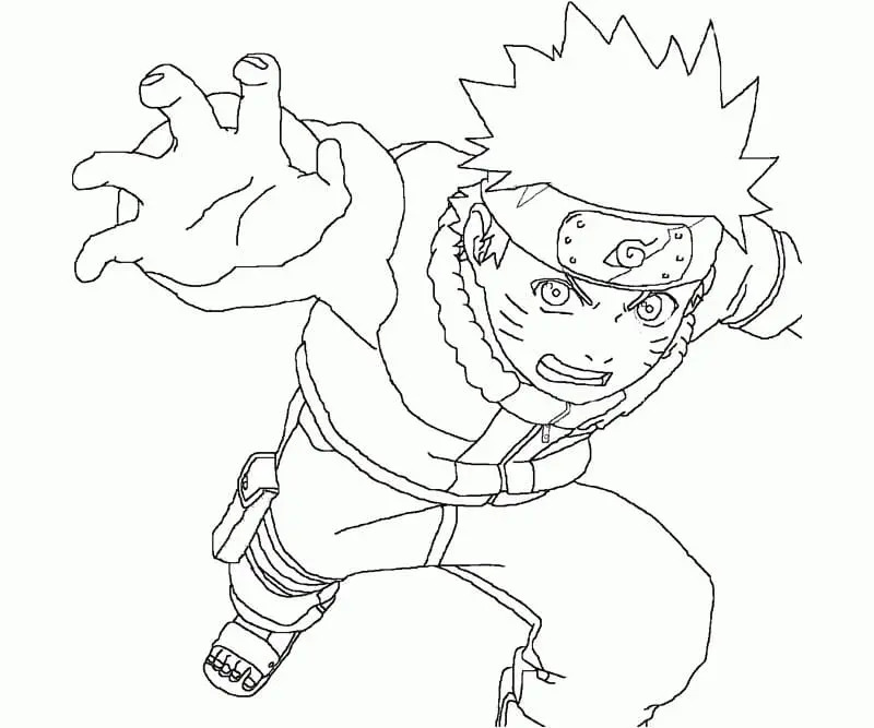 Coloriage Naruto 39