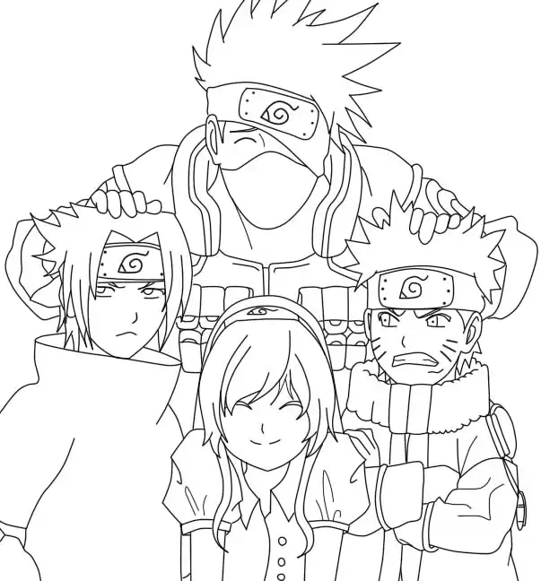 Coloriage Naruto 31