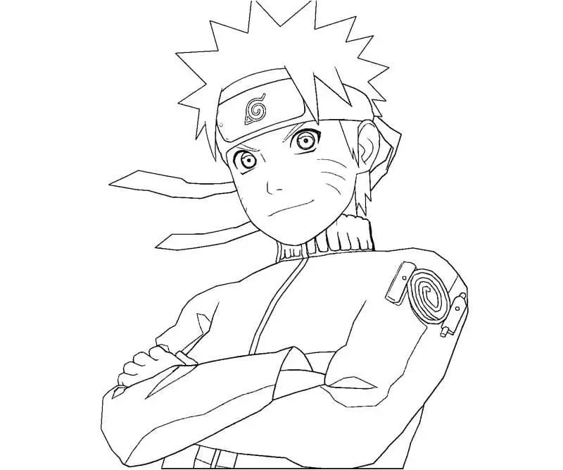 Coloriage Naruto 11