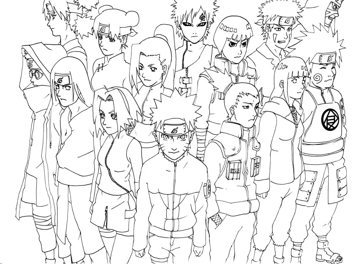 Coloriage Naruto 127