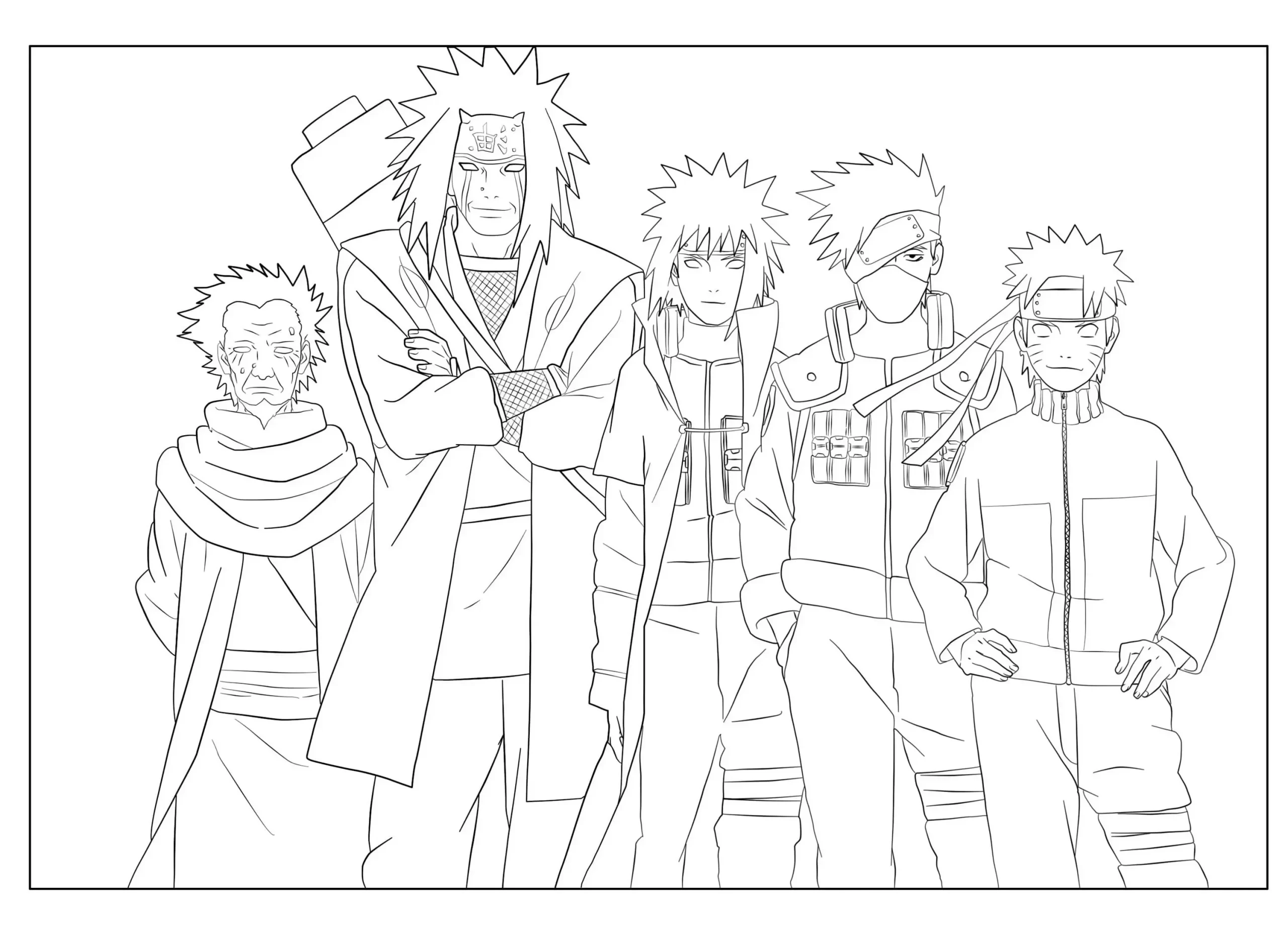 Coloriage Naruto 123