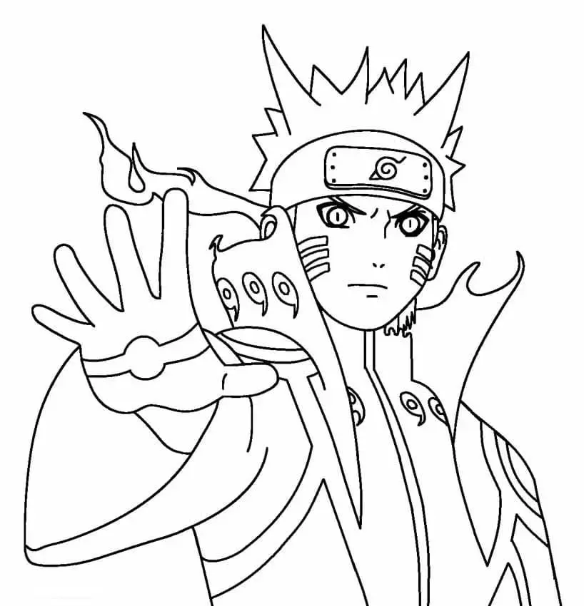 Coloriage Naruto 121