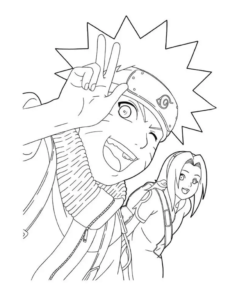 Coloriage Naruto 119