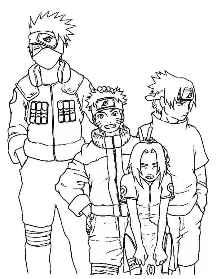 Coloriage Naruto 114