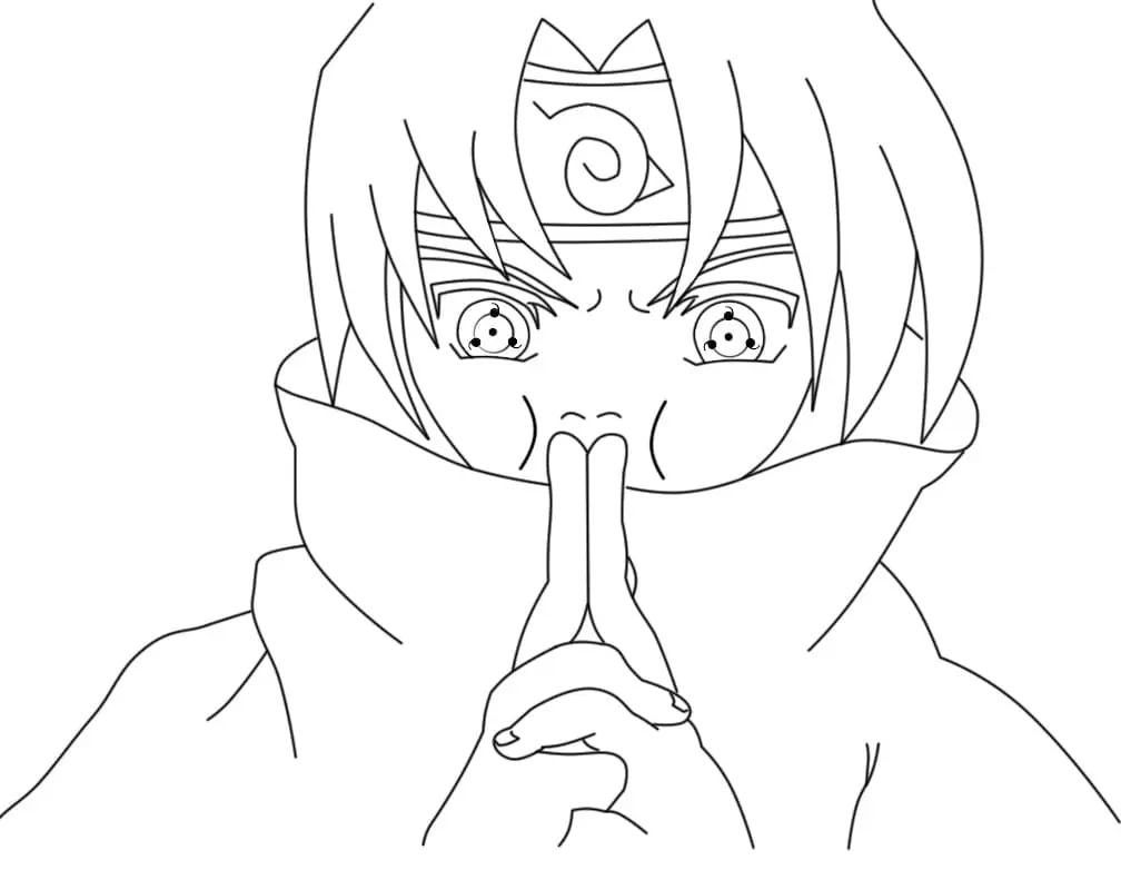 Coloriage Naruto 108